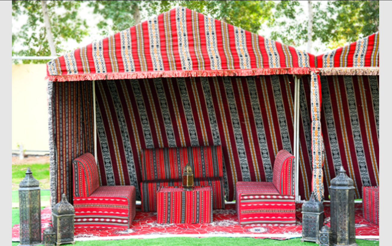 Outdoor Arabic Majlis Tent & Seating Package