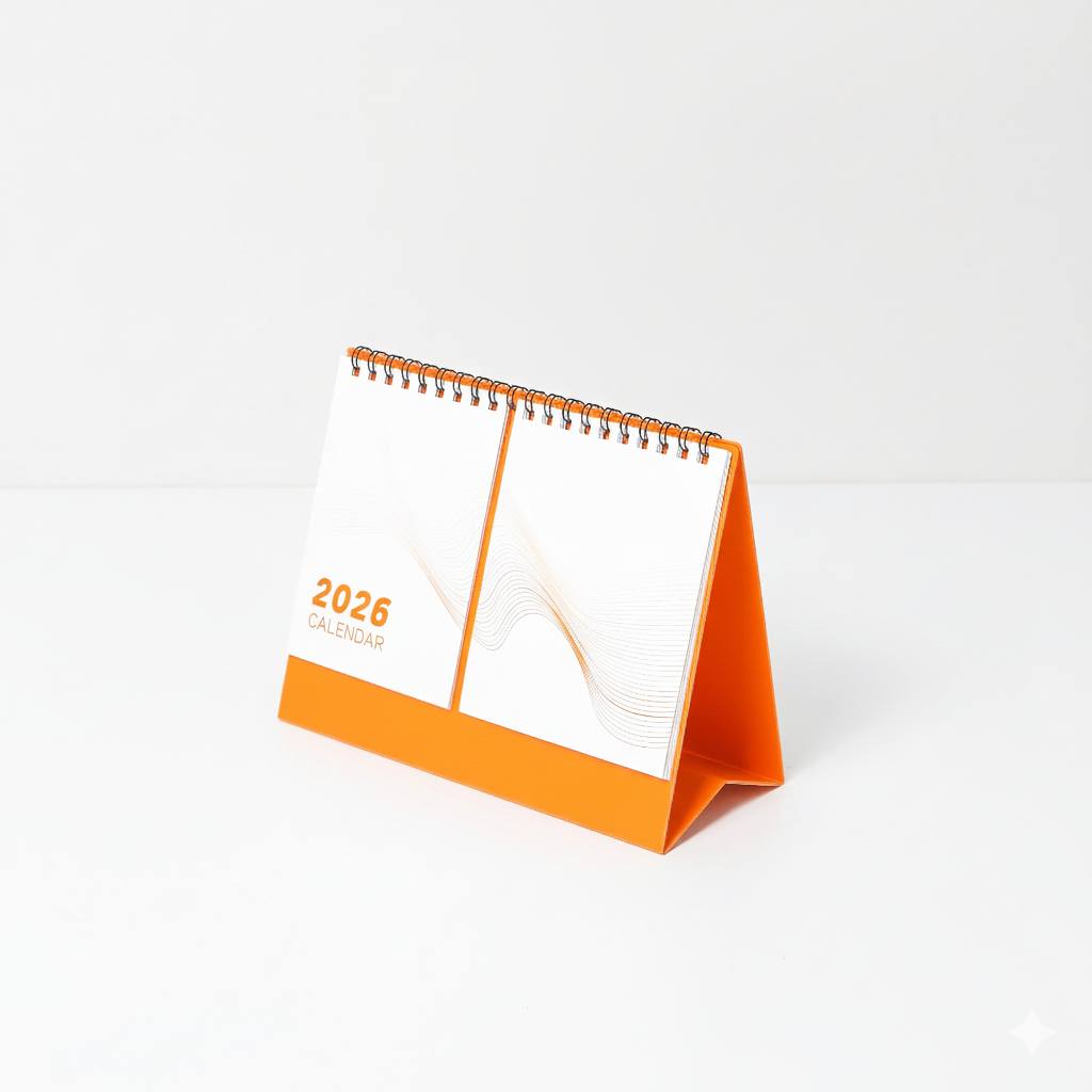 To-do 2026 Desk Calendar with Sticky Notes – Minimalist Desktop Planner