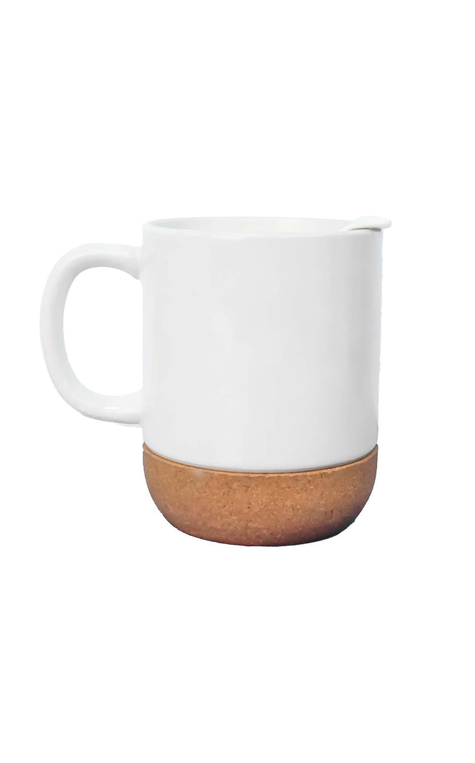 325ml Ceramic Mug with Cork Bottom – Custom Branding
