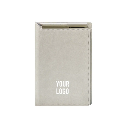 Light gray fabric case with 'YOUR LOGO' text on a white background