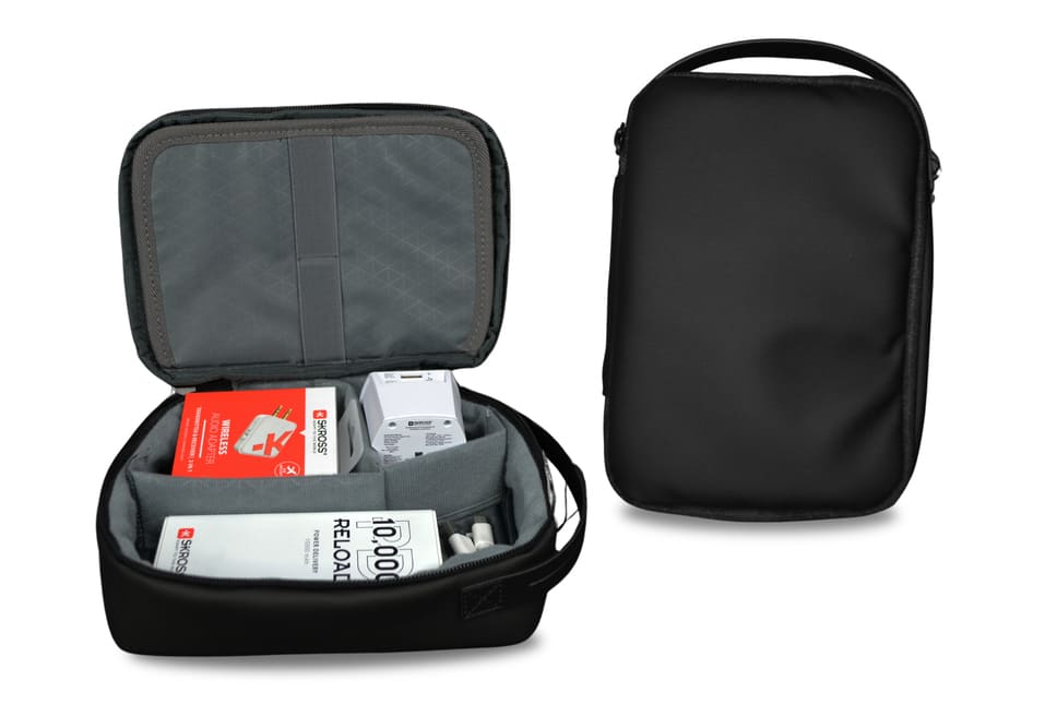 SKROSS - Gift Set of Powerbank, Audio Adapter &amp; Travel Adapter