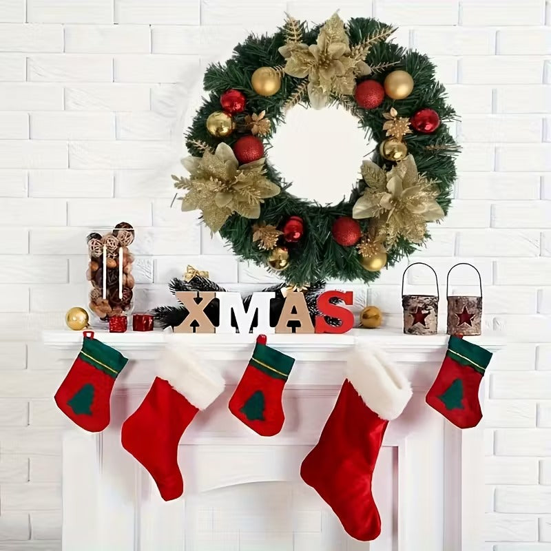 Wreath Style Christmas Door Ornament for Home & Office