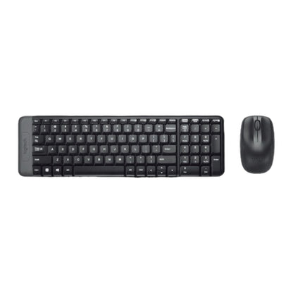 Logitech MK220 Compact Keyboard & Mouse Combo – Wireless USB Desktop Set for Home & Office