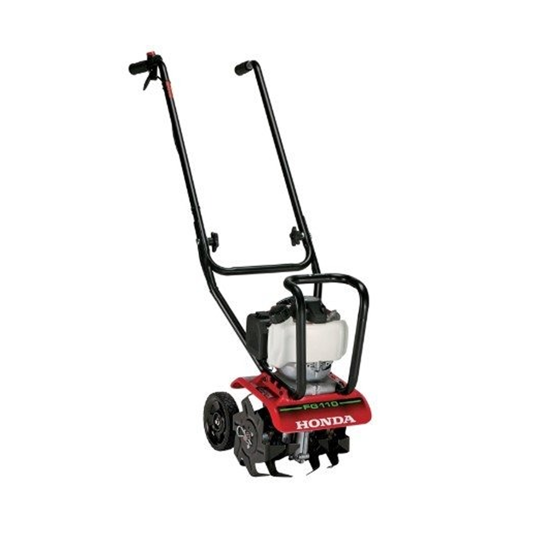 Honda lawn edger on a white background