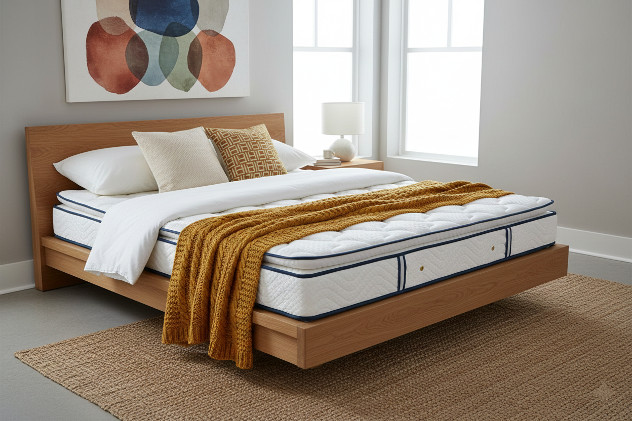 Pillow Top Mattress with Bonnell Springs