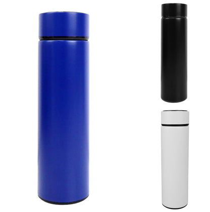 500ml Stainless Steel Bottle with Thermometer – Custom Branding - Techie