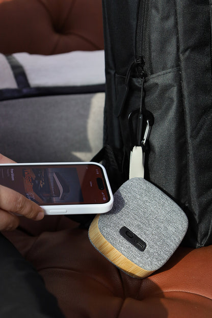 Mizik Bluetooth ABS Speaker – Bamboo & RPET Fabric