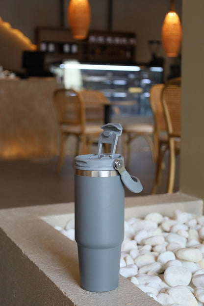 900ml Double Wall Stainless Steel Tumbler with Handle – Custom Branding - Bonny