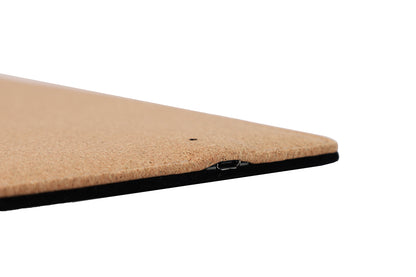 Khaki Cork Mousepad with Wireless Charger – Custom Branding UAE -