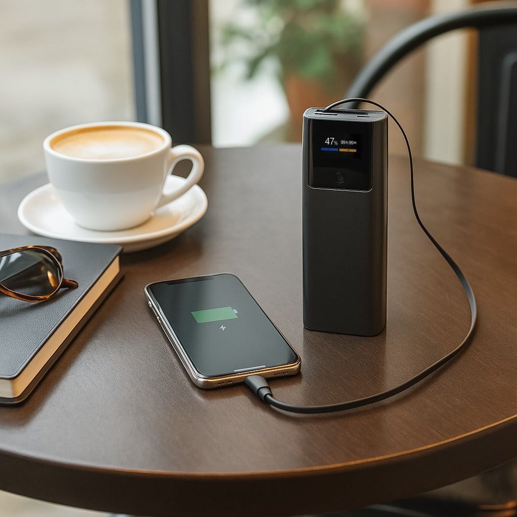 Digital Display Power Bank 20,000 mAh with PD45W & QC22.5W Fast Charging