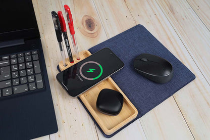 RPET 15W Wireless Charger & Phone Stand Mousepad – Custom Branding  UAE - Jotter