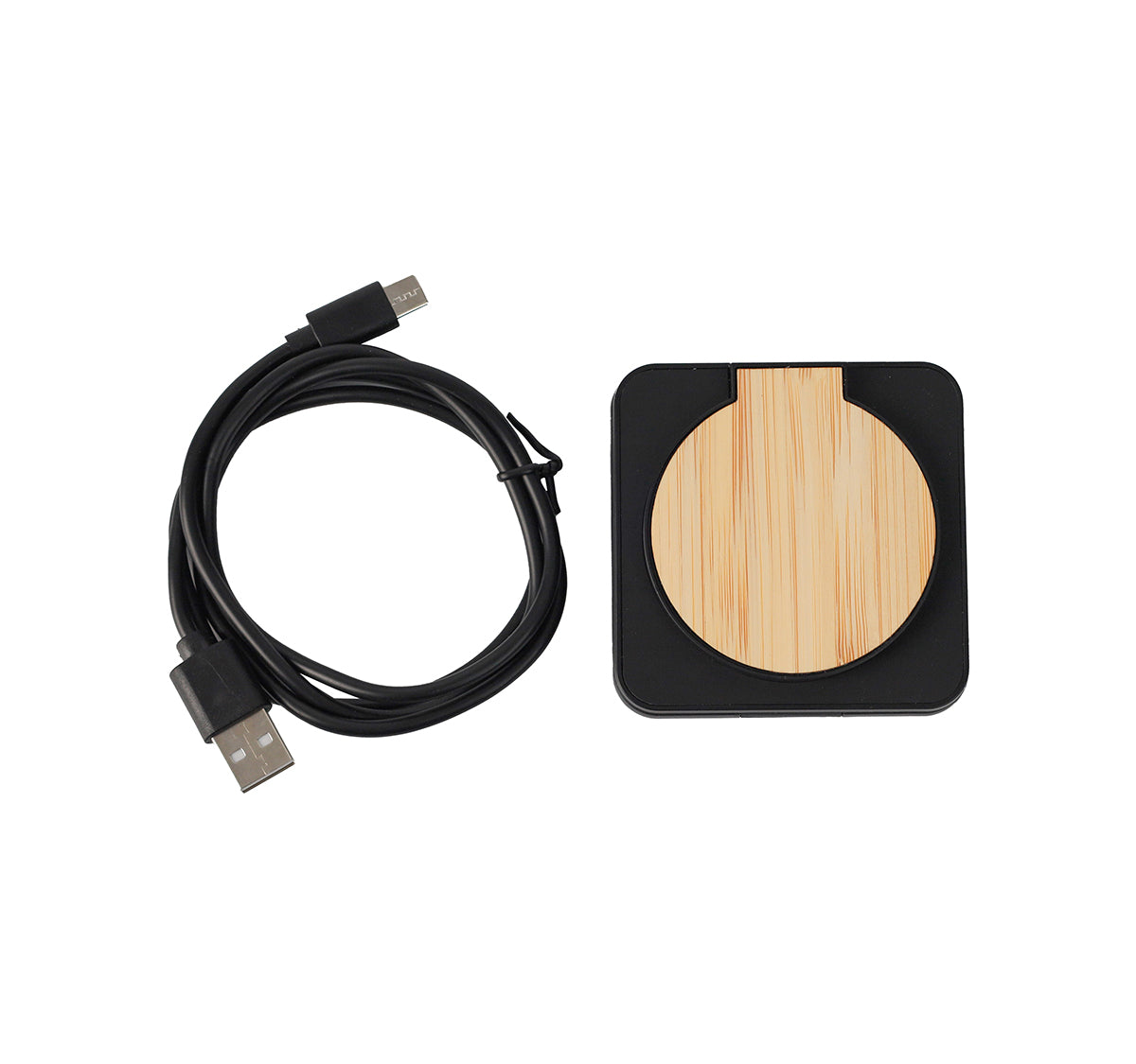 Jigger 3-in-1 Wireless Charger – Custom Branding Bamboo Magnetic Charger