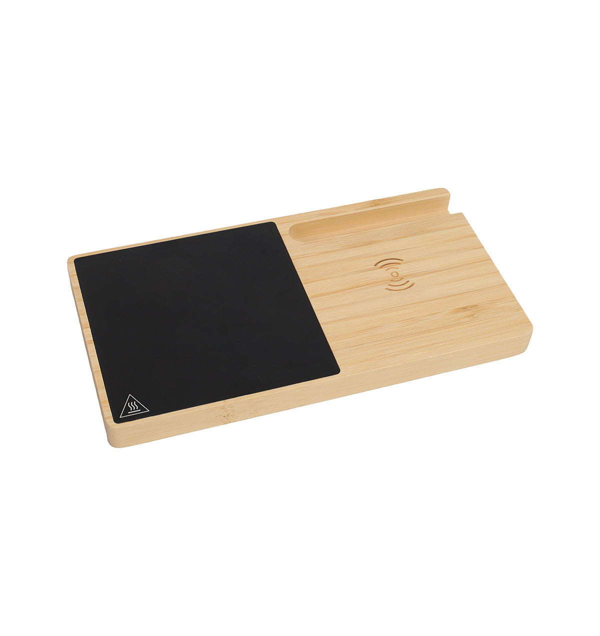 Cozy Wireless Charger – Custom Branding Bamboo Charger & Beverage Warmer UAE