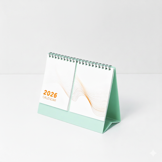 To-do 2026 Desk Calendar with Sticky Notes – Minimalist Desktop Planner
