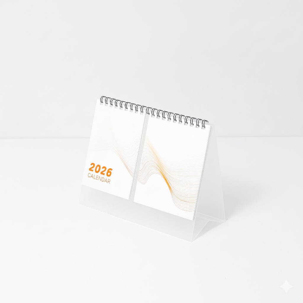 To-do 2026 Desk Calendar with Sticky Notes – Minimalist Desktop Planner