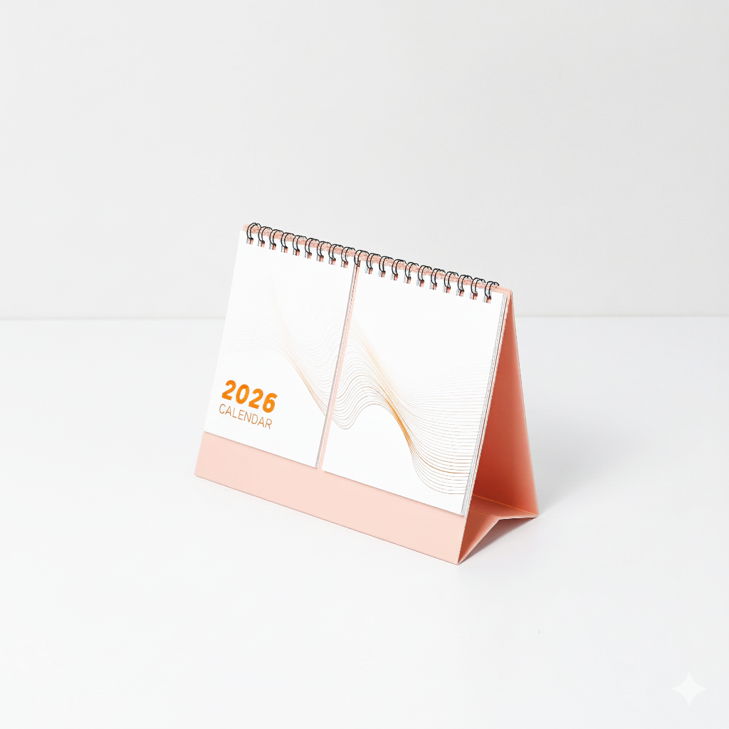 To-do 2026 Desk Calendar with Sticky Notes – Minimalist Desktop Planner