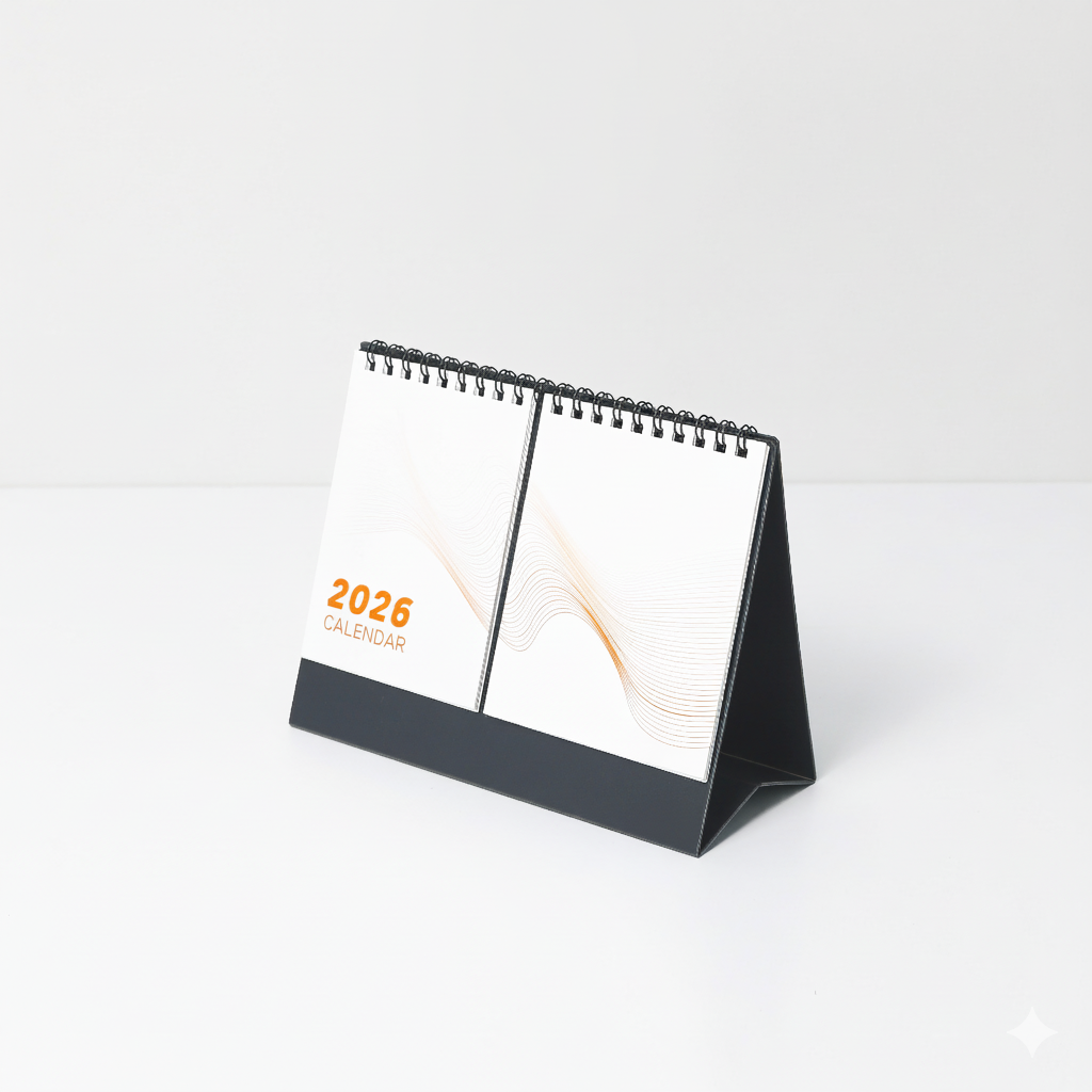 To-do 2026 Desk Calendar with Sticky Notes – Minimalist Desktop Planner