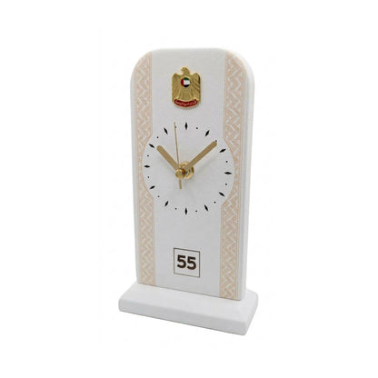 Leather Desk Clock – UAE National Day 55th Anniversary Customized