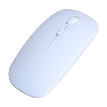 White computer mouse on a white background